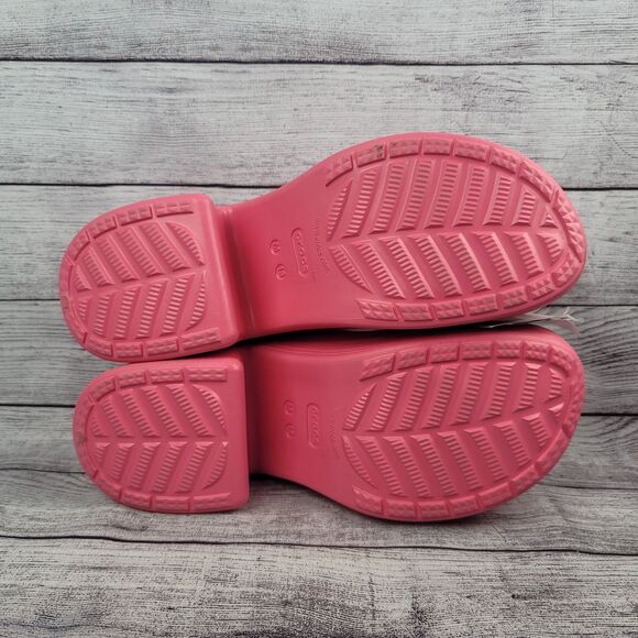 Crocs Siren Clog High Heel Sandal Hyper Pink 208547-6VZ (Men\'s 13) {#2}